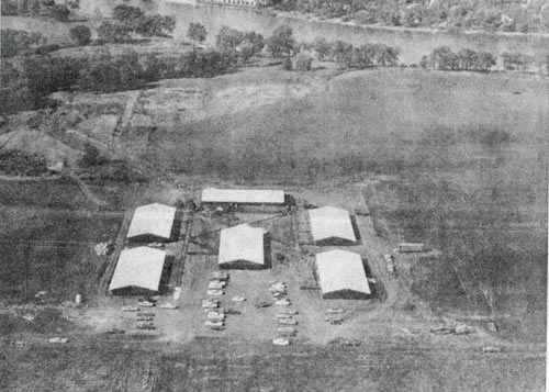 Aerial view of KCC in 1968