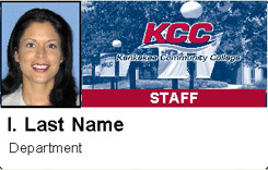 Example staff ID