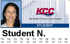 Example Credit student ID