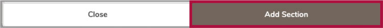 Screenshot of the 'Add Section' button