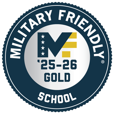 2025-2026 Gold Military Friendly Schools® logo