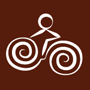 Icon of a bicycle rider
