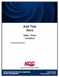 Dark blue general club template - horizontal